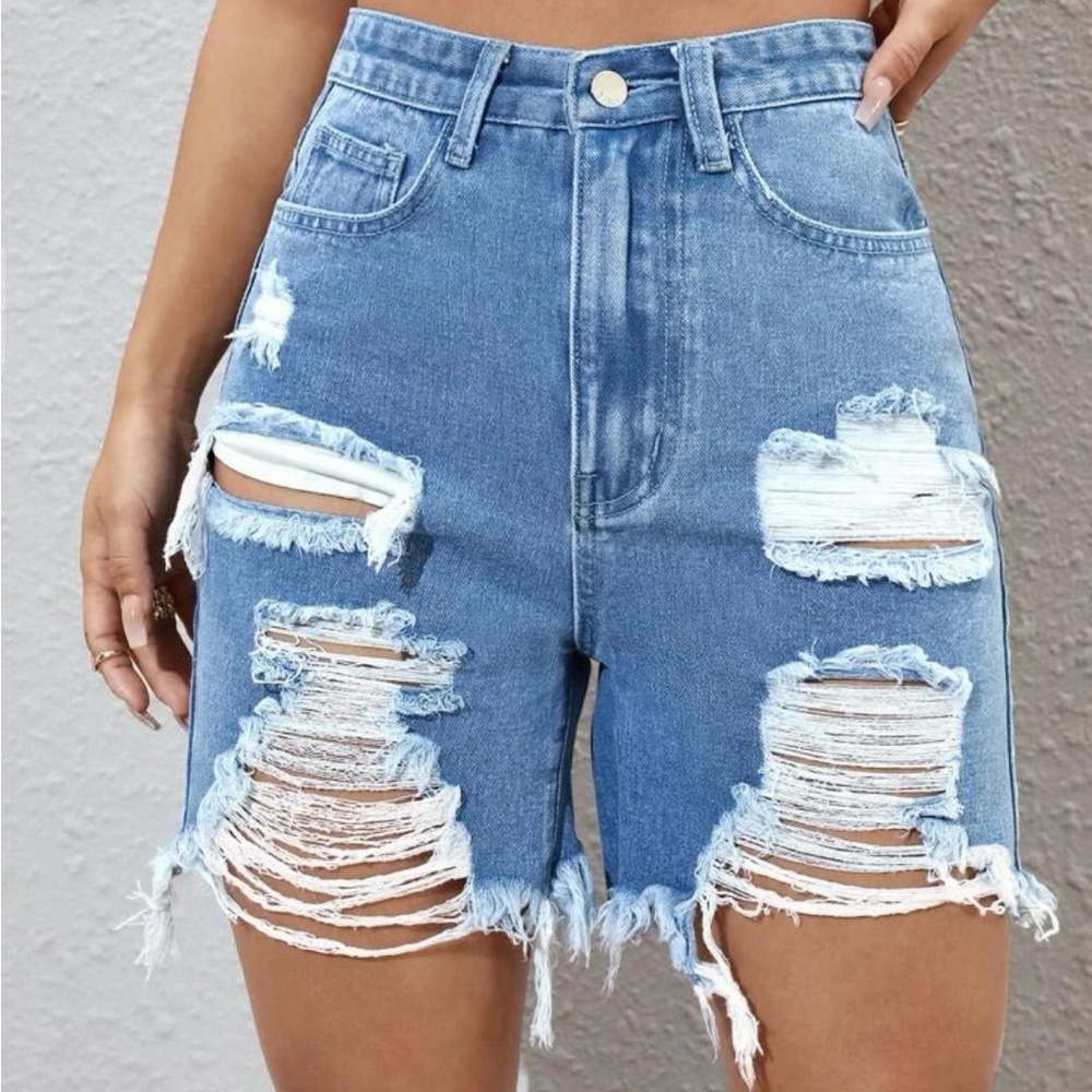ripped demon shorts